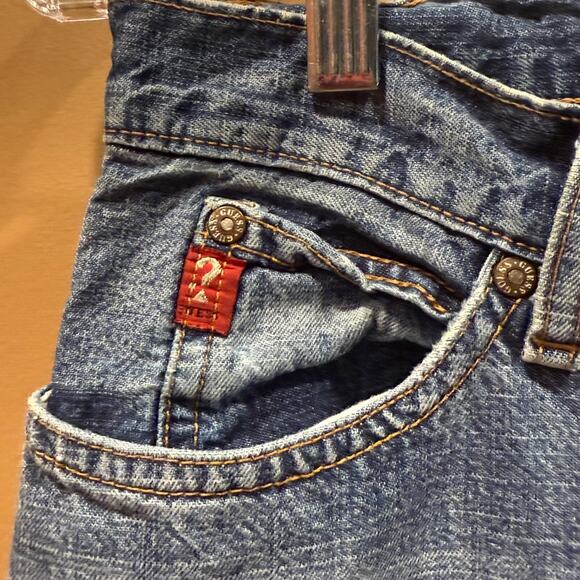 Vintage Guess Jeans BootCut Mens Cowboy Fading Made USA 29x32 10.5" Leg Opening - Picture 4 of 8